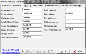HotKey Manager screenshot 3