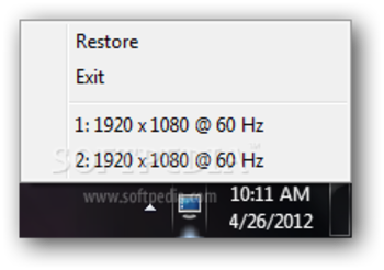 HotKey Resolution Changer screenshot