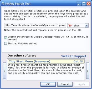Hotkey Search Tool screenshot 2