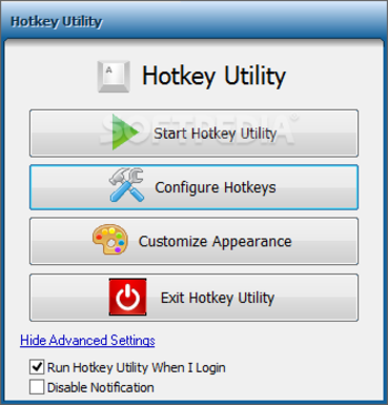 Hotkey Utility screenshot