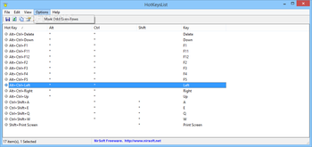 HotKeysList screenshot 5