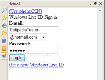 Hotmail screenshot