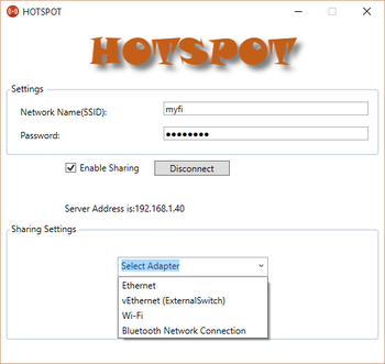 Hotspot screenshot 2