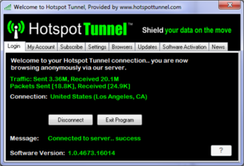 Hotspot Tunnel screenshot