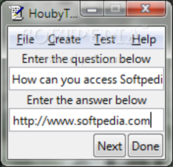 HoubyTest screenshot