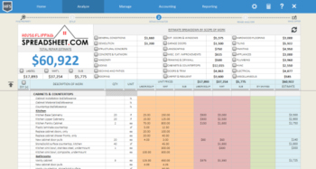 House Flipping Spreadsheet screenshot 3