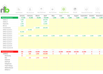 Household Budget Planner screenshot