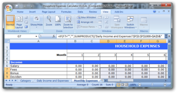Household Expenses Calculator screenshot 2