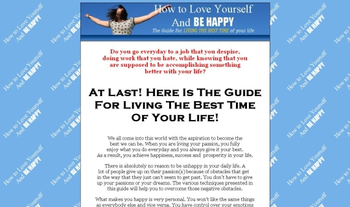 How to Love Yourself and Be Happy screenshot