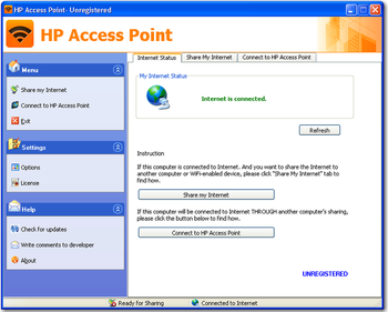 HP Access Point screenshot 2