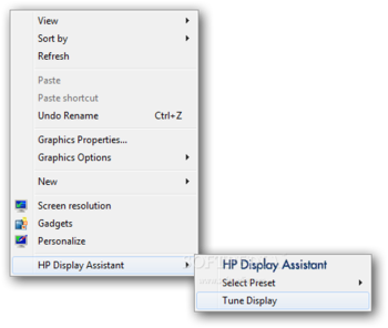 HP Display Assistant screenshot 2
