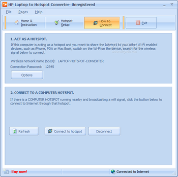 HP Laptop to Hotspot Converter screenshot 3