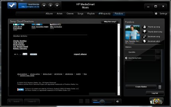 HP MediaSmart Music Software screenshot 4