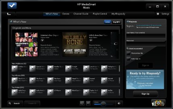 HP MediaSmart Music Software screenshot 5