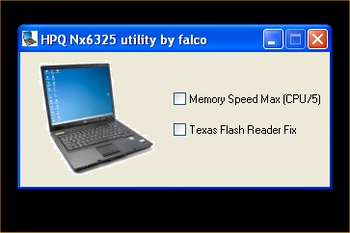 HP NX6325 Utility screenshot