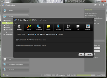 HP QuickSync screenshot 2