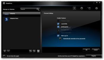 HP SimplePass screenshot 3