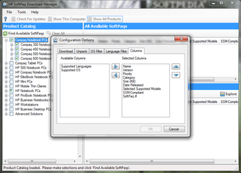 HP SoftPaq Download Manager screenshot 6