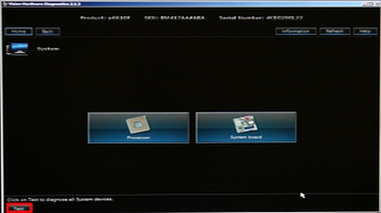 HP Vision Diagnostic Utility screenshot 3