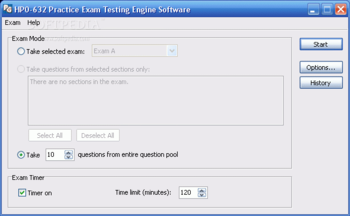 HP0-632 - OpenView Network Node Manager I (7.X) screenshot