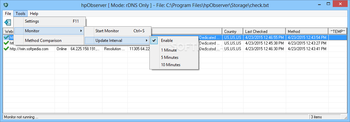 hpObserver screenshot 3