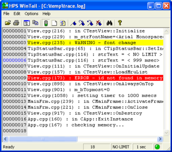 HPS WinTail screenshot 2