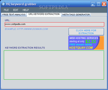 HQ Keyword Grabber screenshot 2