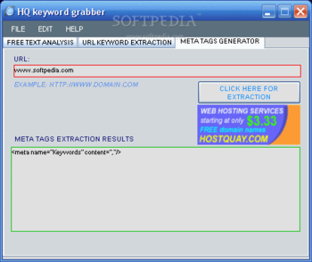 HQ Keyword Grabber screenshot 3