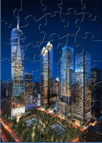 HR New World Trade Center Puzzle screenshot