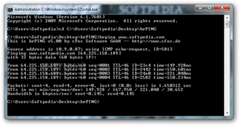 hrPING screenshot