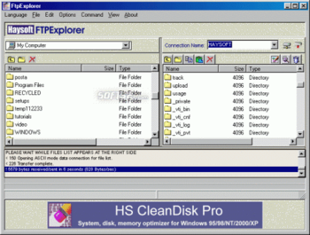HS FTPExplorer screenshot 2