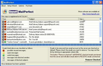 HS MailPerfect screenshot 2