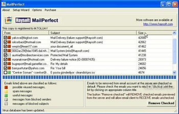 HS MailPerfect screenshot 3