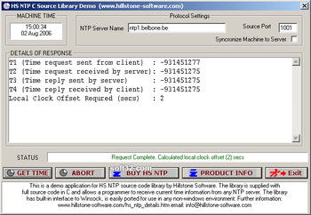 HS NTP C Source Library screenshot 2