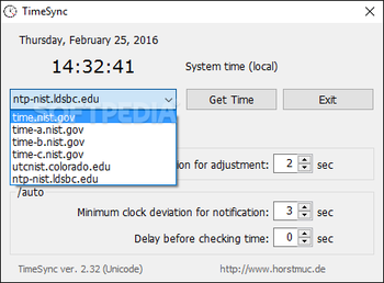 HS TimeSync screenshot 2