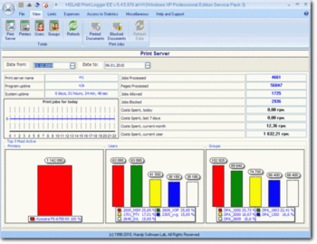 HSLAB Print Logger 5 U screenshot
