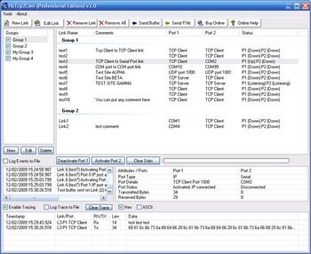 HsTcp2Com Professional Edition screenshot 3