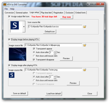 HTA to EXE Converter screenshot 3