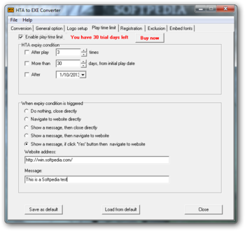 HTA to EXE Converter screenshot 4