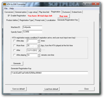 HTA to EXE Converter screenshot 8