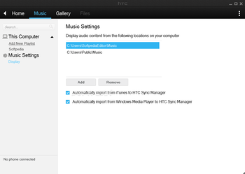 HTC Sync Manager (formerly HTC Sync) screenshot 4