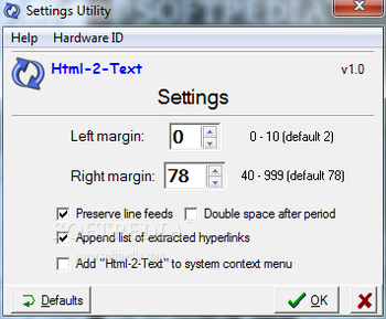 HTML-2-Text screenshot