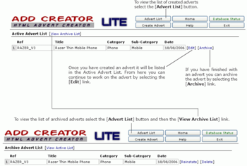 Html Advert Creator screenshot 2