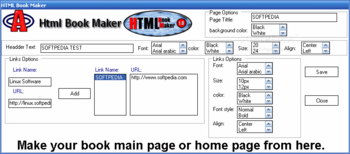 HTML Book Maker screenshot