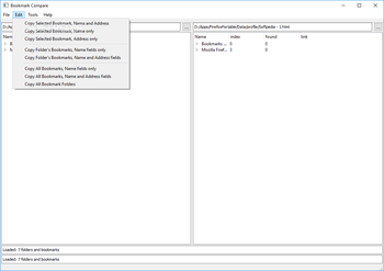 Html Bookmark Compare screenshot 3