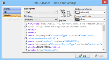 HTML Cleaner screenshot 16