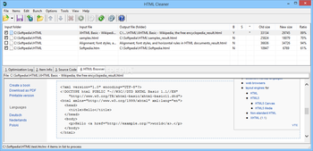 HTML Cleaner screenshot 18