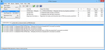 HTML Cleaner screenshot 2