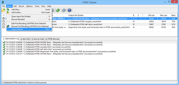HTML Cleaner screenshot 3