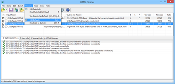 HTML Cleaner screenshot 5